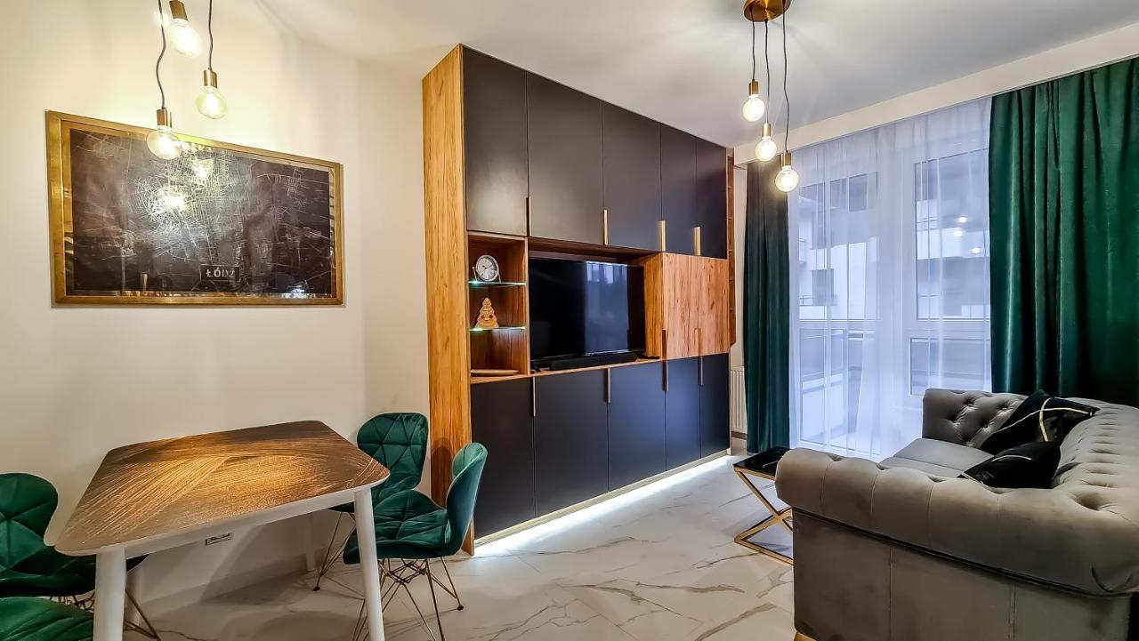 Gold Apartament Przy Ksiezym Mlynie - Garaz - Dostep Na Kod - Fv Łódź Exterior foto